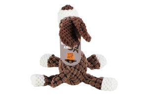 Іграшка-пищалка для собак з канатом 25х19см мікс