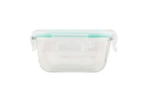 Контейнер д/зберігання 370мл скло з кришкою