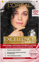 Крем-фарба д/волосся Екселенс Крем 200 темно-коричневий Лореаль