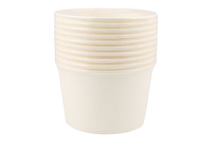 Миска супова паперова біла 500мл 10шт Уніпак