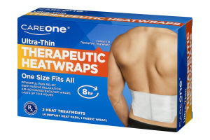 CareOne Ultra-Thin Therapeutic Heatwraps - 4 CT