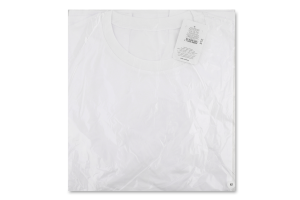 Футболка чоловіча біла бавовна р.S-XL Бібо