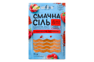 Соль морская с копченой паприкой Вкусная соль Pripravka д/п 200г