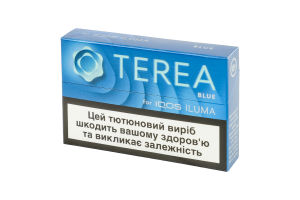 Изделие табакосодержащее для электрического нагревания с фильтром Terea Blue 20шт