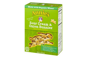 Annie's Homegrown Sour Cream & Onion Bunnies Baked Snack Crackers