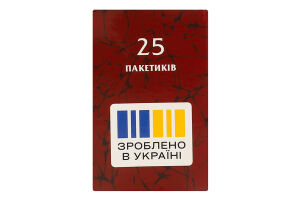 Чай чорний байховий цейлонський дрібний Цейлонський високогірний Gold Batik в/ґ к/у 25х2г