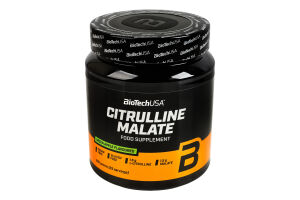 Добавка диетическая порошок Зеленое яблоко Citrulline Malate BioTechUSA 300г