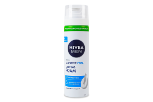 Піна для гоління для чутливої шкіри Охолодження Nivea Men 200мл