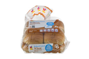 Ahold Reduced Calorie Wheat Hamburger Rolls - 8 CT