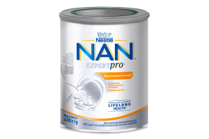 Суміш кисломолочна суха для дітей від народження початкова Кисломолочний Expertpro NAN з/б 400г