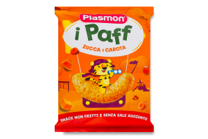Снеки кукурузные для детей от 12мес с тыквой и морковью Baby Puffs Plasmon м/у 15г