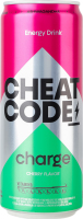 Напій енергетичний безалкогольний сильногазований зі смаком вишні Charge Cheat Code з/б 0.33л