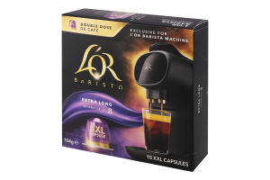 Кава натуральна смажена мелена в капсулах Extra Long XXL Barista L’OR к/у 104г