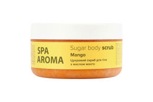 Скраб д/тіла цукровий Spa&Aroma з маслом манго 250мл Bioton