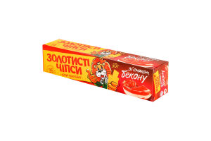 Чипсы картофельные со вкусом бекона Золотисті к/у 50г