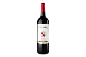 Вино 0.75л 13.5% красное сухое натуральное купажированное AOC Медок Cuvee Origine Grand vin de Bordeaux Tertre du Fort бут