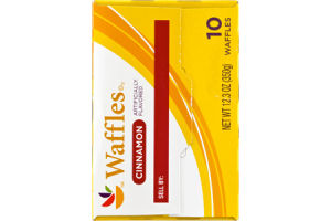 Ahold Waffles Cinnamon - 10 CT