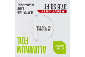 Smart Sense Aluminum Foil Heavy Duty 37.5 Sq. Ft.