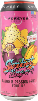 Пиво Сорбет Лайн 4 Манго енд Пешн фрут Фрут Ейл світле нефільтроване 4,5% 0,5л ж/б Форевер