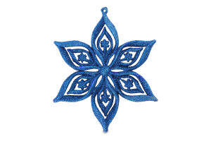 Подвеска Цветок Блеск пластик 13,5*11см 0704-3