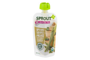 Sprout Organic Baby Food Green Beans Peas Butternut Squash