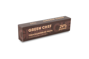 Конфеты протеиновые с шоколадом с подсластителями Choco&Bubbles halva Green Chef к/у 36г
