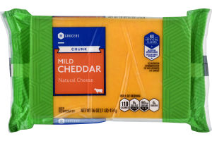 SE Grocers Chunk Mild Cheddar Natural Cheese