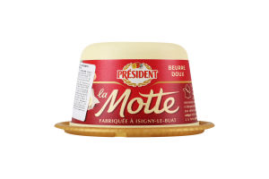 Масло кислосливочное 82% La motte President п/у 250г