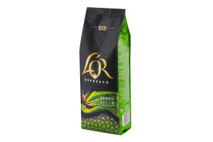 Кава натуральна смажена в зернах Brazil Espresso L'OR м/у 500г