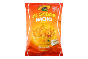 Чипси кукурудзяні зі смаком барбекю Nacho El Sabor м/у 100г