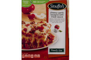 Stouffer's Cheesy Garlic Lasagna with Meat Sauce