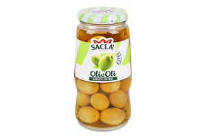 Оливки Sacla зелені цілі
