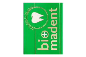 Паста зубная успокаивающая Aloe vera Bio Madent 100мл