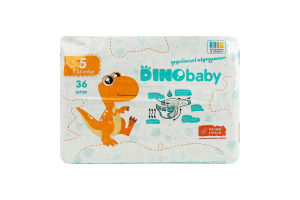Подгузники для детей 11-25кг 5 Dinobaby 36шт