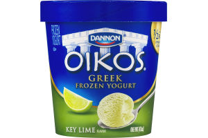 Dannon Oikos Greek Frozen Yogurt Key Lime Flavor
