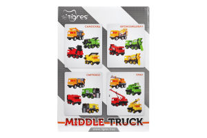 Іграшка Middle truck Самоскид світло-зелений Tigres