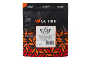 Чай Фруктова вечірка Gemini д/п 70г