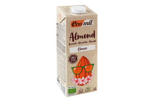 Напиток растительный органический из миндаля Classic Ecomil т/п 1л