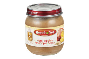 Beech Nut Stage 2 Ham, Apples, Pineapple & Rice