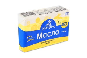 Масло солодковершкове 82.5% Екстра Хуторок м/у 180г