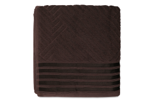Рушник темно-шоколадний махровий 70*140см 500г/м2 GM Textile
