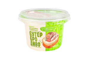 Закуска бутербродная пастообразная С индейкой и томатами БутерброДиво ст 200г