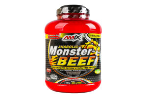 Протеин говяжий Ваниль-лайм Anabolic monster Amix 2.2кг