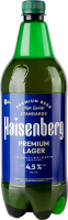 Пиво 1л 4.5% світле фільтроване пастеризоване Преміум Лагер Haisenberg п/пл
