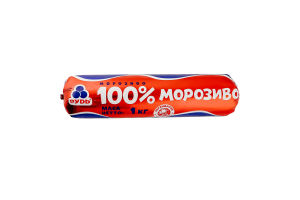Морозиво з комбінованим складом сировини 100% морозиво Рудь м/у 1кг