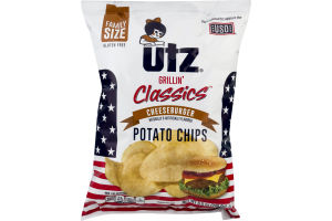 Utz Grillin' Classics Potato Chips Cheeseburger