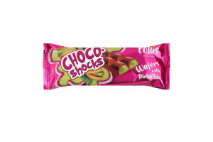 Вафли глазированные с фисташкой Choco-Shocks Polus м/у 45г