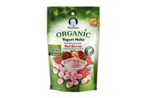 Gerber Organic Yogurt Melts Red Berries