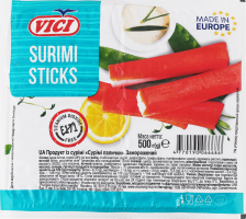 Палочки сурими замороженные Vici в/у 500г