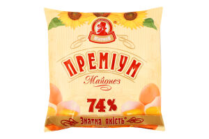 Майонез 74% Премиум Жирновъ м/у 350г